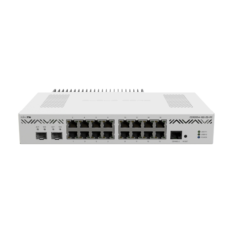 Router MikroTik CCR2004-16G-2S+PC Chịu tải 1000 users