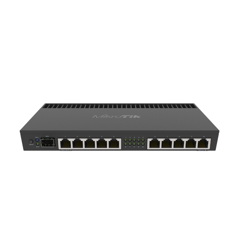 Router MikroTik RB4011iGS+RM, Thiết bị cân bằng tải chịu tải 450 user