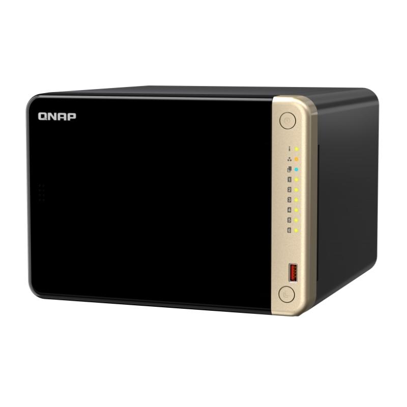 QNAP TS-664-4G | Thiết bị lưu trữ NAS 2.5GbE M.2 NVMe Cache
