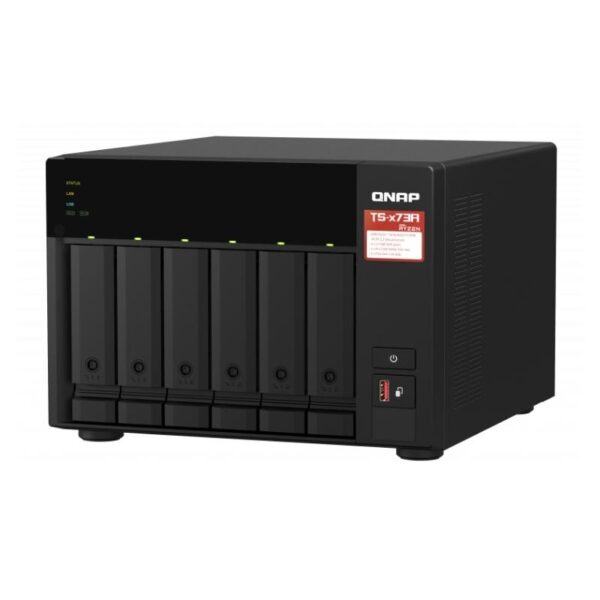 QNAP TS-673A-8G | Thiết bị lưu trữ NAS 6 bay AMD Ryzen