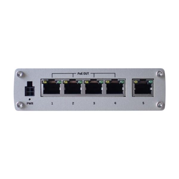 Switch PoE công nghiệp Teltonika TSW100 4 cổng PoE+ 120W