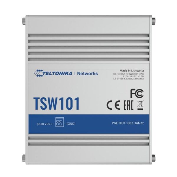 Switch PoE công nghiệp Teltonika TSW101 4 cổng PoE+ 60W