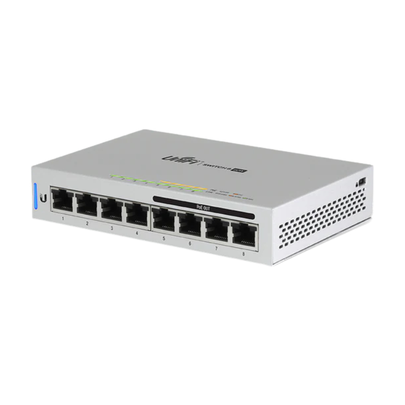 Bộ chuyển mạch Ubiquiti UniFi Switch 8 PoE 60W (US-8-60W)